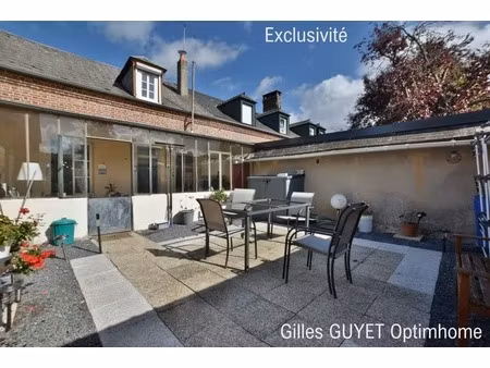 10mn de bernay t5 78m² 95000€ avec parking et courette ( bourg avec commerces)(27 eure)