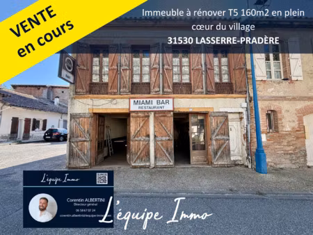 immeuble a rénover lasserre-pradere