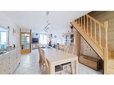 charmante semi-flamande de 111m² lumineuse et sans travaux. jardin  garage et stationnemen