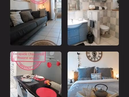 bail 9 mois - t2 bis 3 pieces - terrasse - parking