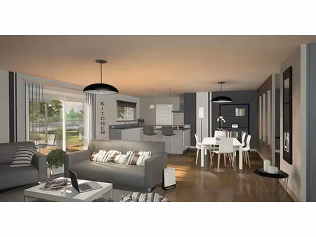 vente maison neuve 90 m² à saint-pierre-du-mont (40280)  239 000 €