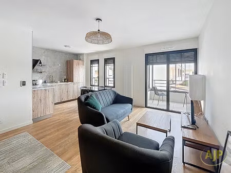 appartement t3 meublé de 71 27m2. résidence seniors neuve à la hume gujan-mestras