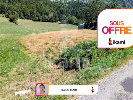 vente terrain 1605 m² à saint-agnan-en-vercors (26420)  110 000 €