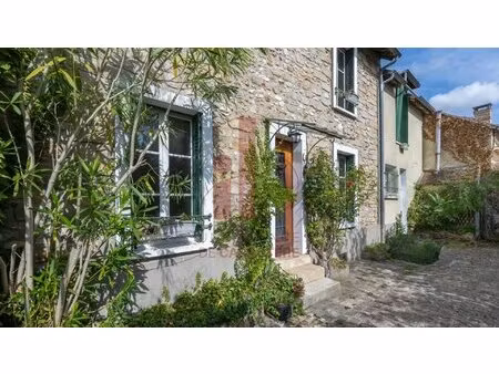 samois-sur-seine - maison de charme 124 + grange - jardin de clos de murs - charme & poten