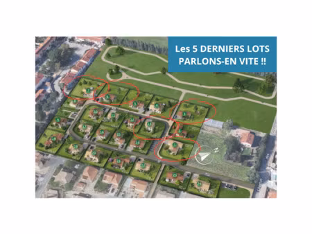 vente terrain à bâtir 860 m²