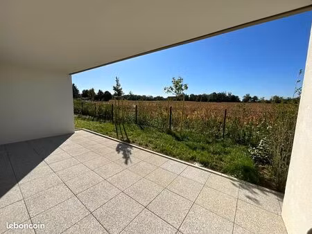 geispolsheim - appartement 4/5p en rez-de-jardin