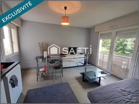 vente appartement 1 pièce 22 m² saint-benoît (86280)