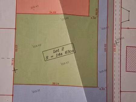 vente terrain constructible