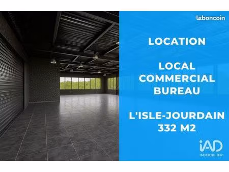 boutique 332 m² l'isle-jourdain