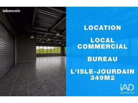 boutique 349 m² l'isle-jourdain