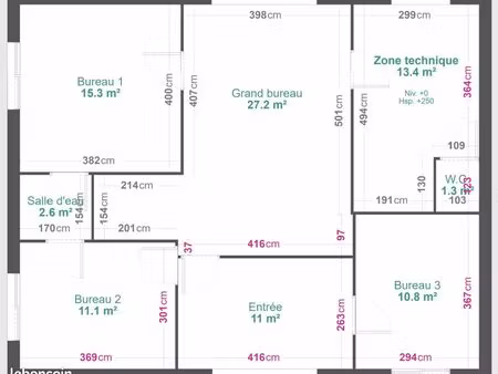 bureaux  local commercial  mam