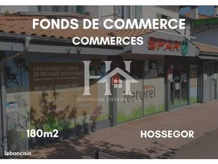 fonds de commerce 180 m² soorts-hossegor