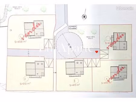 terrain 512 m² granville