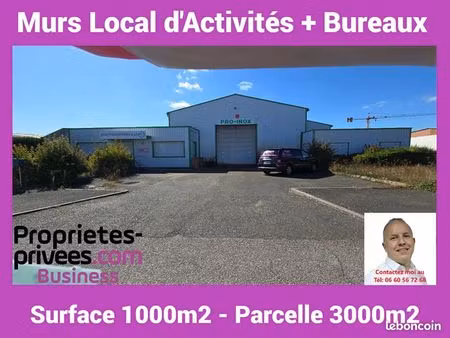 local bureaux 1 000 m²