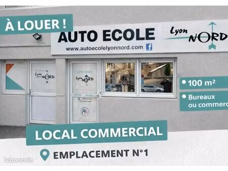 local commercial 100 m² neuville-sur-saône