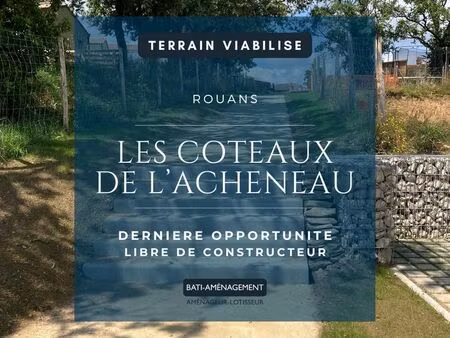 votre terrain à bâtir viabilisé à rouans : les côteaux de l’acheneau - disponible