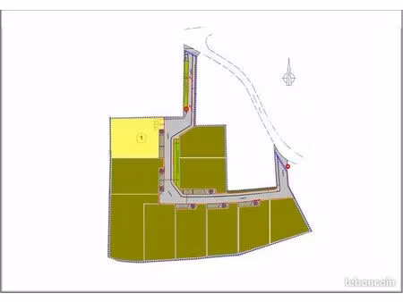 terrain 547 m² monterblanc