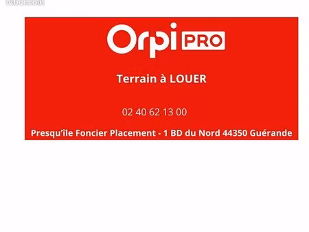 terrain 1 280 m² le croisic