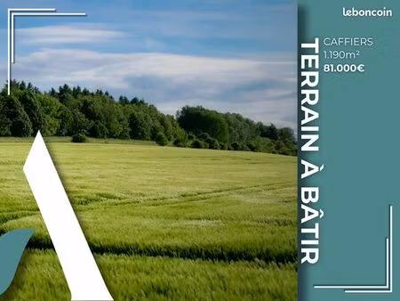 terrain 1 190 m² caffiers