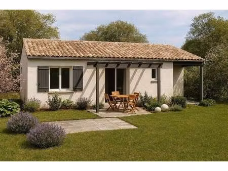 terrain avec maison neuve à vendre