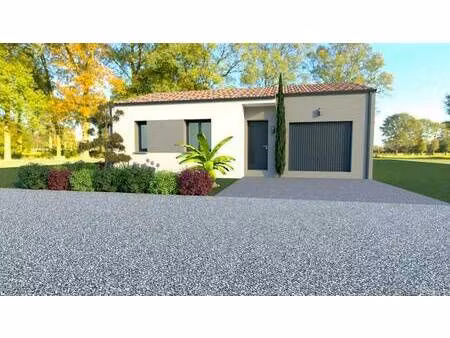 terrain avec maison neuve à vendre