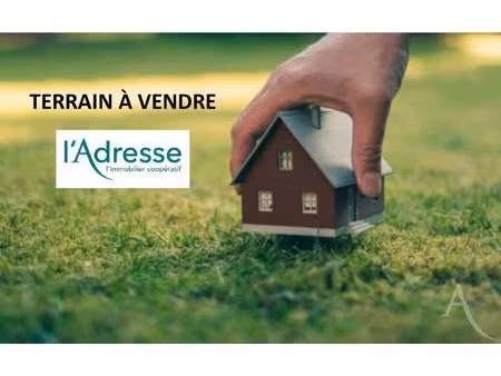 terrain constructible viabilisé à vendre