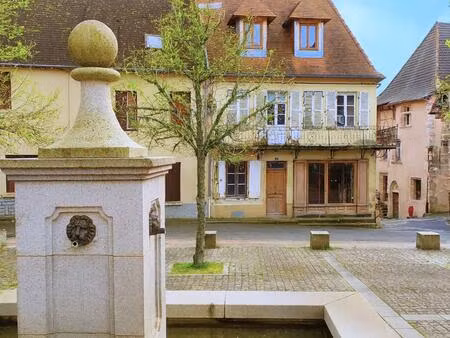 authentique maison de village médiévale en auvergne