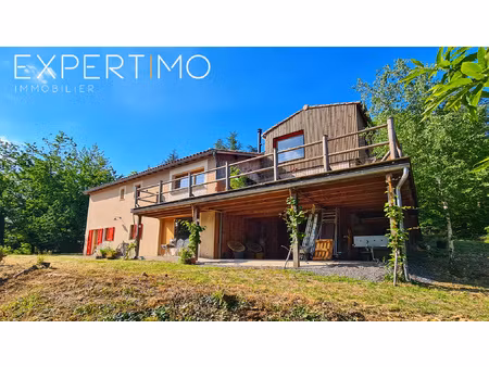 maison en pierres avec extension bois - 182 m2 habitables -