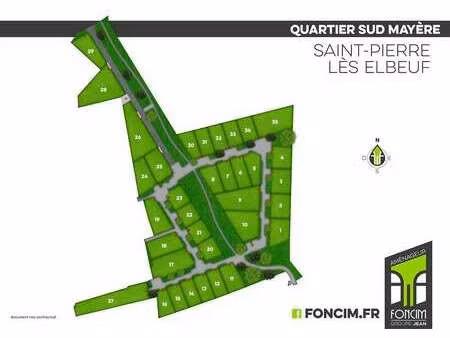 vente terrain à saint-pierre-lès-elbeuf (76320) : à vendre / 470m² saint-pierre-lès-elbeuf