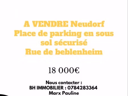 en vente garage-parking 15 m² – 18 000 € |strasbourg