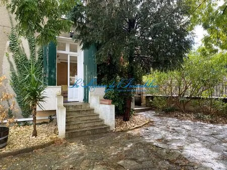 canaules et argentières  mason de ville en pierres avec terrain