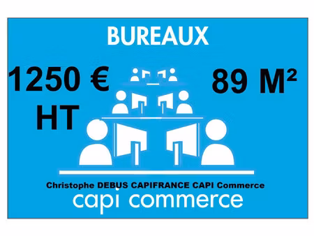 local professionnel à louer le plessis belleville 1 pièce(s) 89m2 1 250€/mois ht/hc