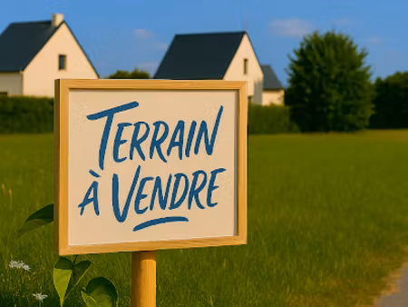 vente terrain 706 m² à berne (56240)  39 901 €