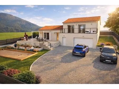 terrain avec maison neuve à vendre