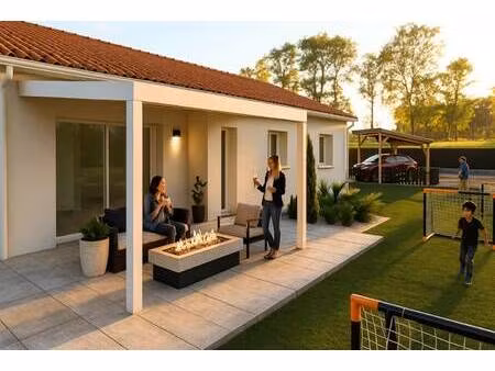 terrain avec maison neuve à vendre