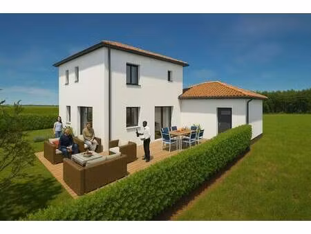 terrain avec maison neuve à vendre
