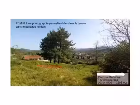 vente terrain 3295 m² espéraza (11260)