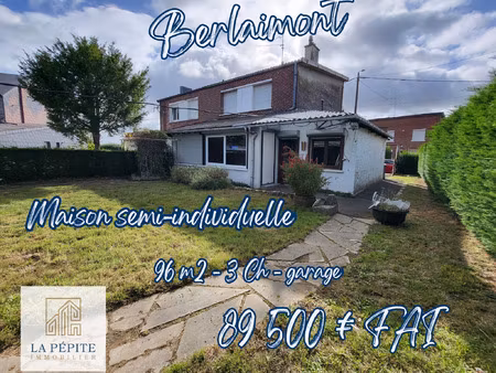 achat maison 5 pièces 90m² berlaimont 59145