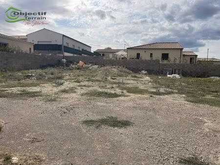 vente terrain 575 m² cruzy (34310)