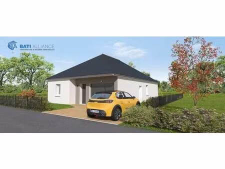 terrain avec maison neuve à vendre