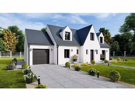 terrain avec maison neuve à vendre