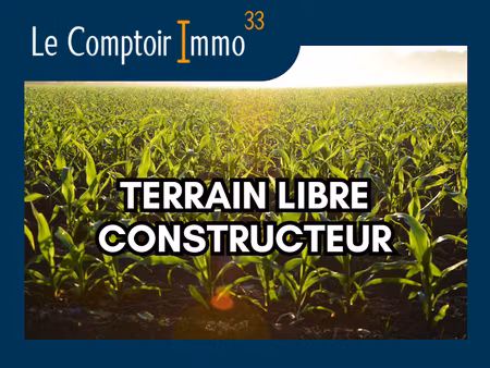 vente terrain 1000 m² à saint-loubès (33450)  148 500 €