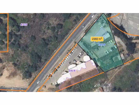 vente terrain 2500 m² à ajaccio (20000)  1 200 000 €