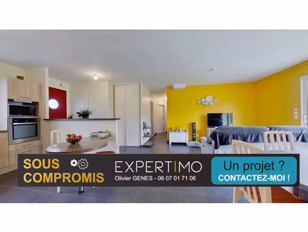 la milesse - maison de plain-pied - 82 m² - 3 chambres - garage et jardin