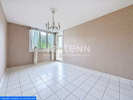 appartement t3 2 chambres traversant avec balcon et cave - secteur bron piscine