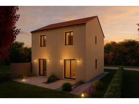 terrain avec maison neuve à vendre