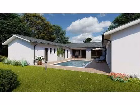 terrain avec maison neuve à vendre