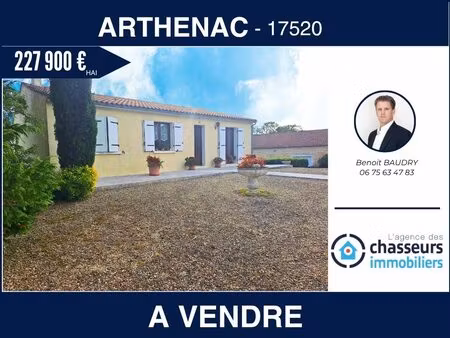 maison sur sous-sol - 3 chambres - chai - grand terrain de + 1ha