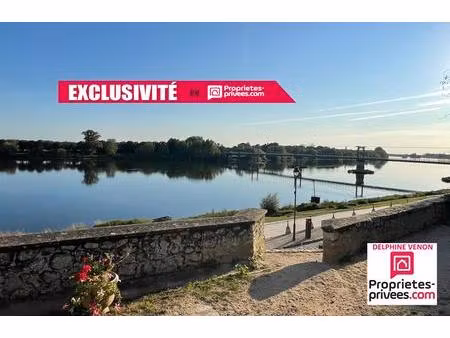 exclusivité - maison de 160 m² avec vue imprenable sur la loire à châteauneuf sur loire su