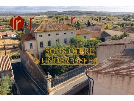exceptionnelle maison de maître sous offre